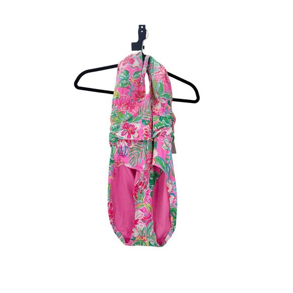 Lilly Pulitzer Ledger Halter One-Piece Swimsuit Multi Journey Size 10 NWT - Picture 9 of 12